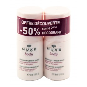 Nuxe Body - Déodorant longue durée 50ml Lot de 2