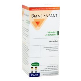 Pileje - Biane Vitamines et minéraux Sirop Enfant Goût Abricot 150ml