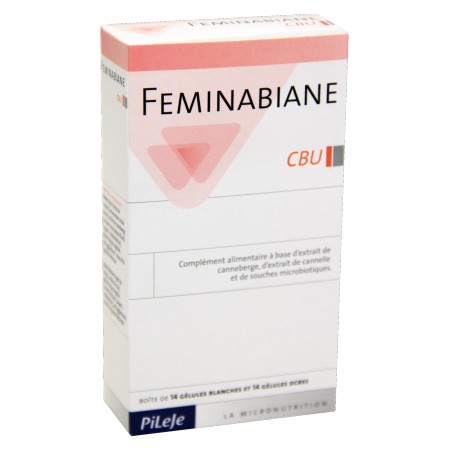 Pileje - Feminabiane CBU 14 gélules blanches 14 gélules ocres
