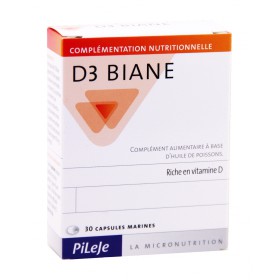 Pileje - D3 Biane 30 capsules marines