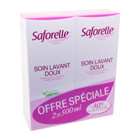 Saforelle - Soin lavant doux 2x500ml