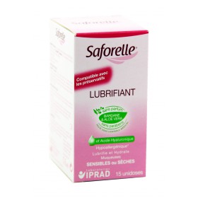 Saforelle - Lubrifiant intime hypoallergénique 15 Unidoses