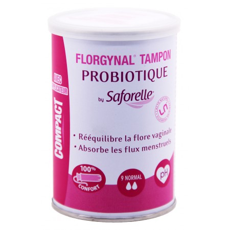 Florgynal By Saforelle Tampon Probiotique 9 Normal
