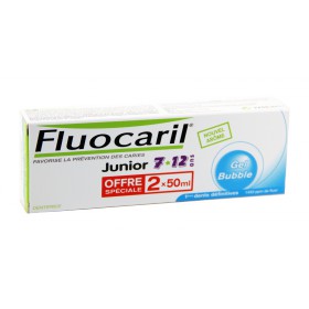 Fluocaril - Dentifrice Junior Gel Bubble 2x50ml