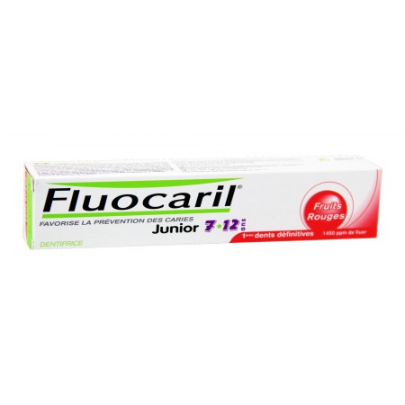 Fluocaril - Dentifrice Junior Fruits Rouges 50ml