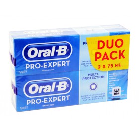 Oral B - Dentifrice Pro Expert Multi Protection Menthe douce 2x75ml