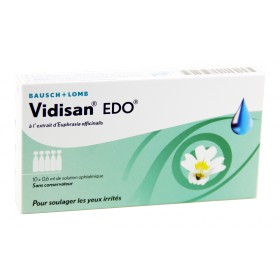 Vidisan Edo - Solution ophtalmique pour yeux irrités 10x0,60ml