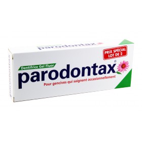 Parodontax - Dentifrice gel fluor pour gencives qui saignent 2x75ml