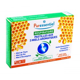 Puressentiel - Respiratoire pastilles aux 3 miels aromatiques x24