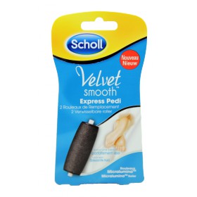 Scholl - Velvet smooth express pedi rouleaux de remplacement x2