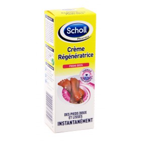 Scholl - Crème régénératrice pieds secs 60ml