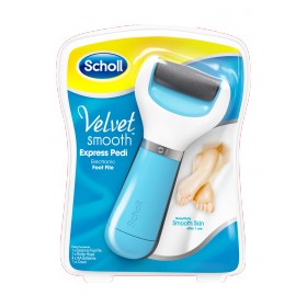 Scholl - Velvet smooth express pedi râpe électrique bleue