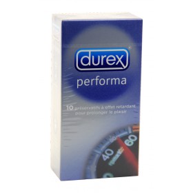 Durex - Performa préservatifs effet retardant x10
