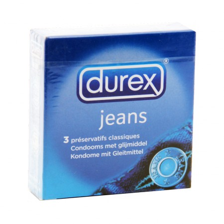 Durex - Jeans préservatifs classiques et confortables x3