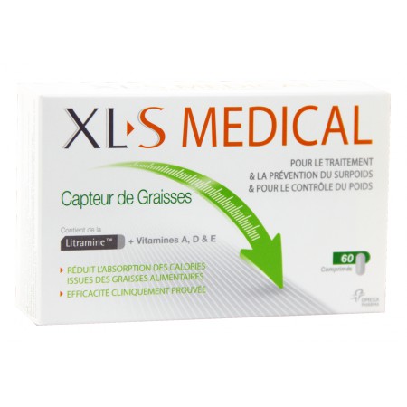 XLS Médical - Capteur de graisses 60 Comprimés