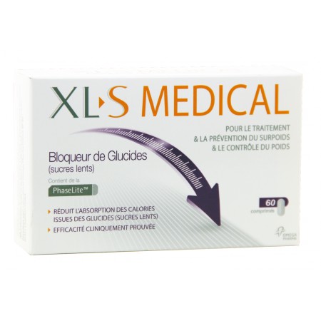 XLS Médical - Bloqueur de glucides 60 Comprimés