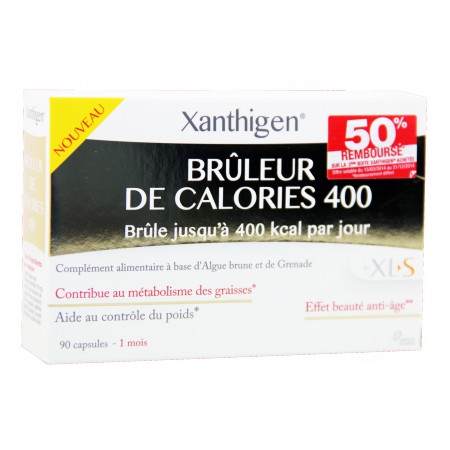 XLS Médical - Brûleur de calories Xanthigen 400 90 Capsules