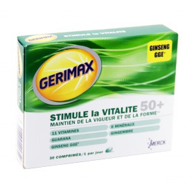 Gerimax - Vitalité 50+ 30 Comprimés