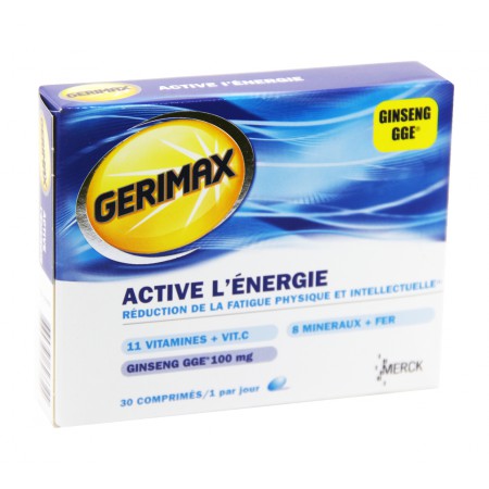 Gerimax - Active l'énergie 30 Comprimés