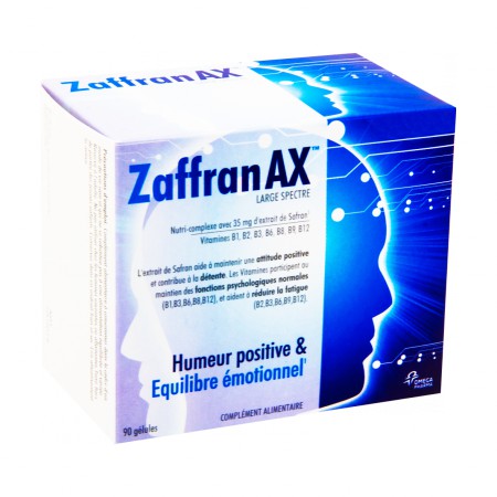 Zaffranax - Large spectre 90 gélules