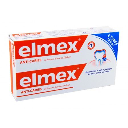 Elmex - Protection caries dentifrice 2x125ml