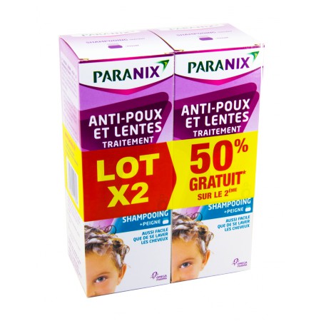 Shampooing de traitement poux – Paranix