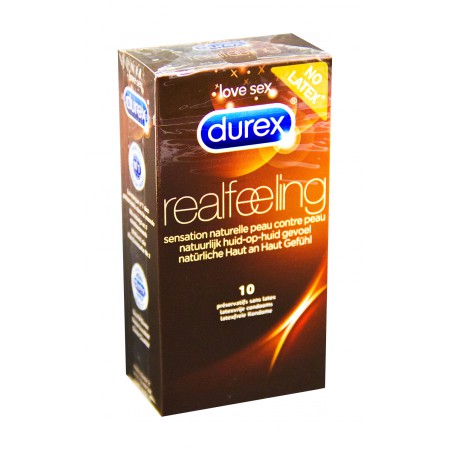 Durex - Real feeling préservatifs sans latex x10