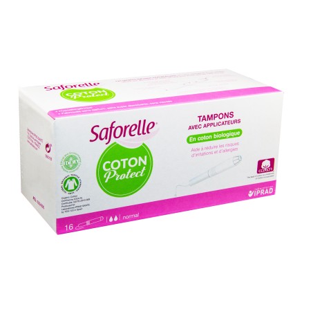 Saforelle - Coton Protect Tampons avec applicateurs x16