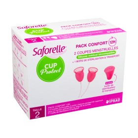 Saforelle - Cup protect coupe menstruelle x2 Taille 2