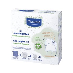 Mustela Bébé - Kit Eco-Lingettes Réutilisables et Lavables x10