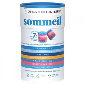 Upsa Nourished Sommeil 7 en 1 30 Gummies