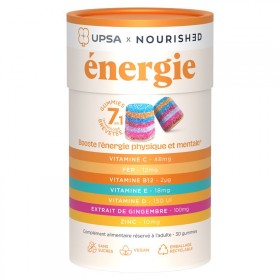 Upsa Nourished Energie 7 en 1 30 Gummies