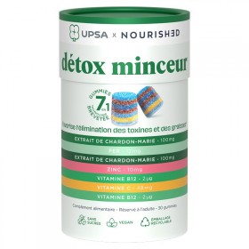 Upsa Nourished Detox Minceur 7 en 1 30 Gummies