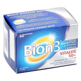 Bion 3 - Vitalité 50+ 60 Comprimés