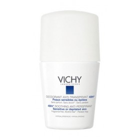 Vichy - Déodorant Anti-transpirant 48H Peaux sensibles Roll-on 50ml