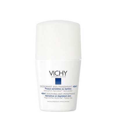 Vichy - Déodorant Anti-transpirant 48H Peaux sensibles Roll-on